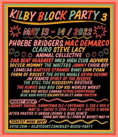 slc block party|kilby block party 5.